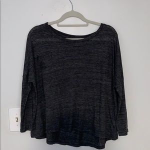 Old Navy Gray 3/4 Sleeve Shirt